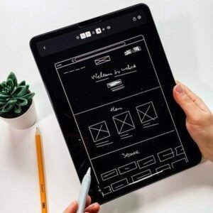 Tablet UI Wireframe