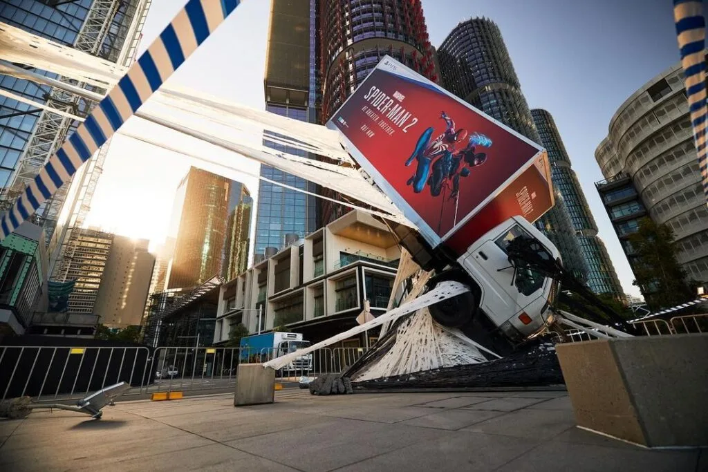 Spider-Man 2 Ackelo marketing Campaign Barangaroo